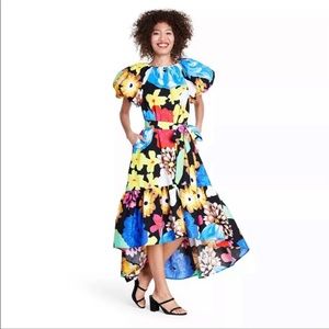 Christopher John Rogers Floral High Low Dress - Multicolor